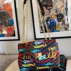 Colorful Fashion Print Women's Bag